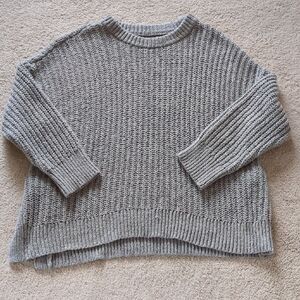 Aerie Wide Rib Crew Sweater Size L